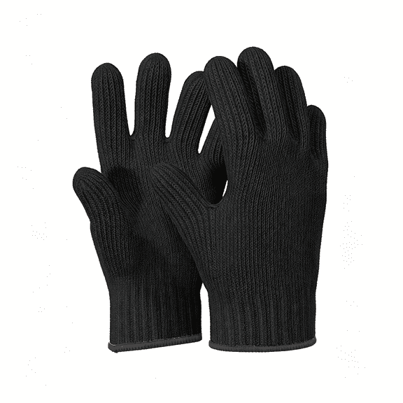ZXYIE Heat Resistant Gloves for Cooking and Grilling,Cotton Material(Black)| Aramid Oven Gloves with Fingers,Lightweight,Non-Slip,Comfort 9.45"X3.94"Size,For Baking and Frying,Great Gift for Chefs