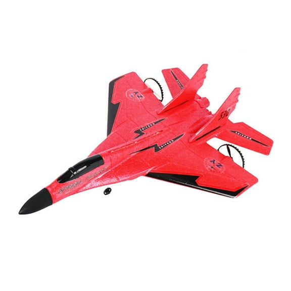 ZY-530 Rc Plane Rc Remote Control Fighter Model Toy Remote Control Fighter Jet 2.4ghz RC Fighter Model Toy with Lights and Automatic Balance Gyro