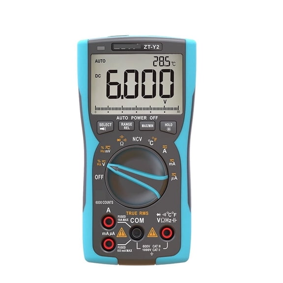 ZY-Y2 Smart Multimeter, NCV Voltmeter Ammeter with Resistance & Buzzer