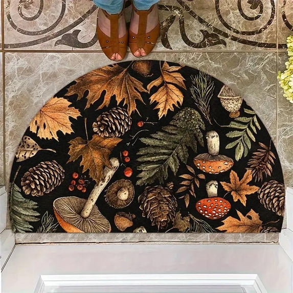 15.7"x23.6" Eco-Friendly Non-Slip Doormat for Home - High Density, Wear-Resistant, Easy Clean Floor Mat for Kitchen, Entryway, Bathroom - Multicolor Polyester