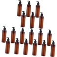 ZY18 Pcs Clear Travel Bottles Shampoo Dispenser Bottle Foaming