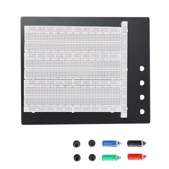 ZY206 Breadboard Wire + 2390 Hole Protoboard, Expandable Solderless Circuit Board for Electronics