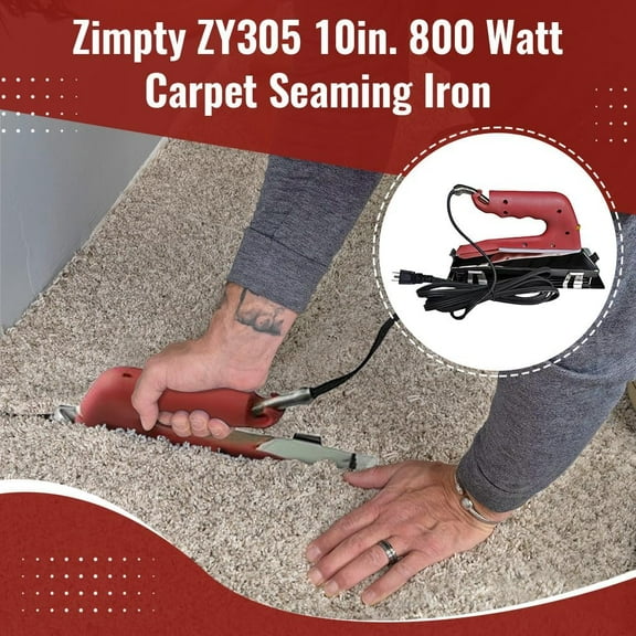ZY305 10in. 800 Watt Carpet Seaming Iron