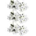 thumbnail image 1 of ZY4 Pack White Artificial Poinsettia Bushes Silk Fabric Poinsettia Bushes, Artificial Poinsettia Bouquet,7 Stems Each,Fake Poinsettias Flowers, 35cm/13.8in, (210712XU01-2-4#PGN36)-1008, 1 of 4