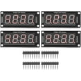 ZY4 Packs LED Display 7 Segment 4 Digit Drive Board, TM1637 0.56in