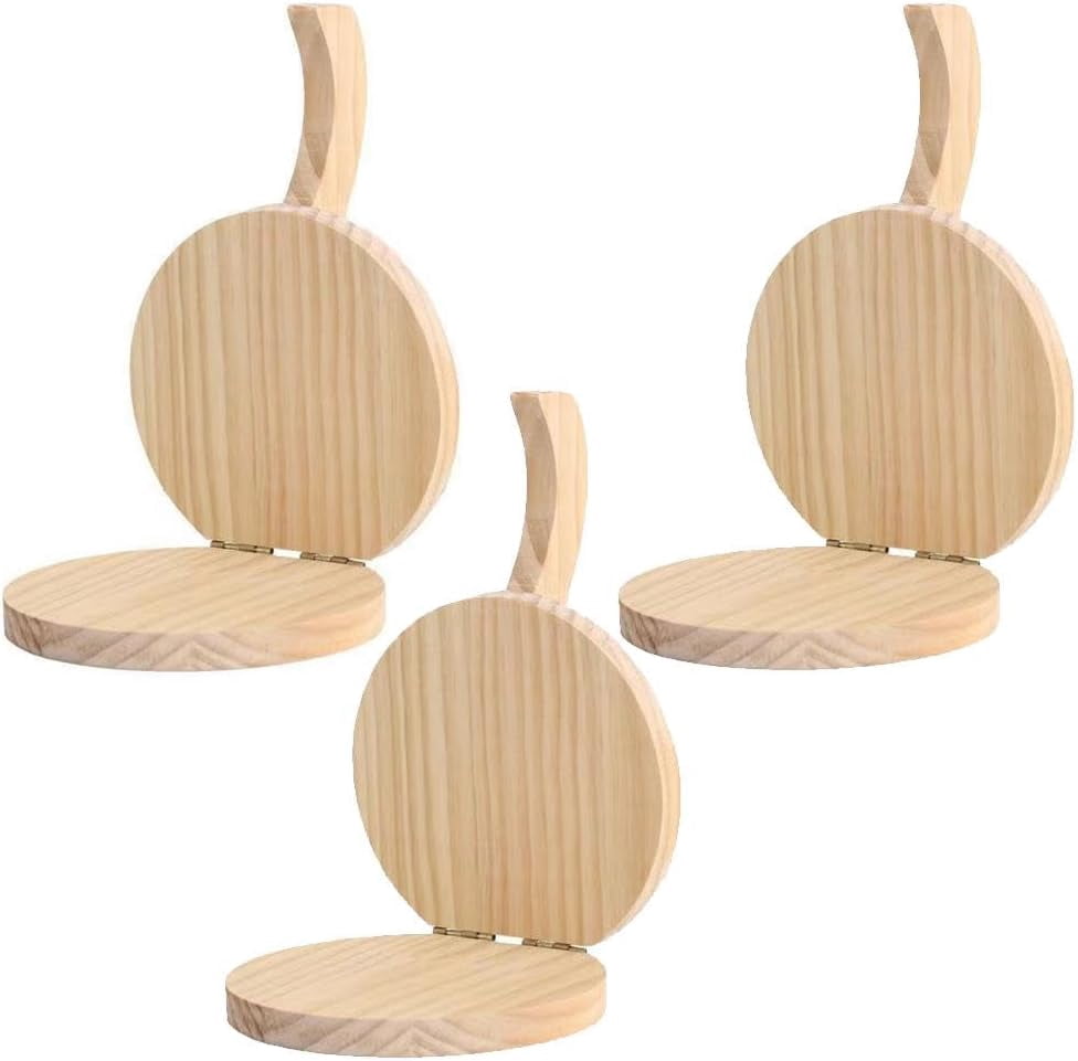 ZY6.5IN Round Wooden Tortilla Press Maker, Mexican Tortillera Presser