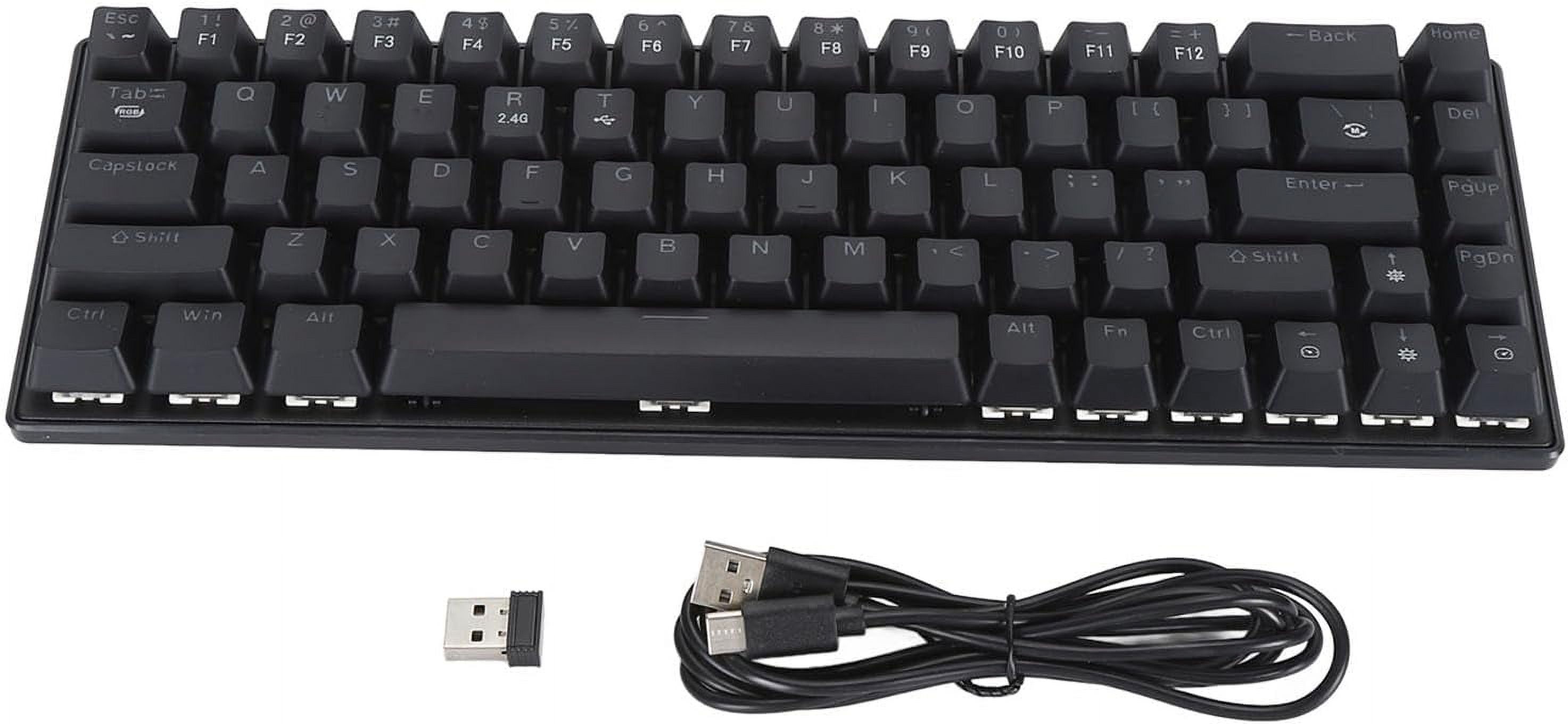 ZY61Key Hotswappable BT5.0 Mechanical Keyboard for Gaming and
