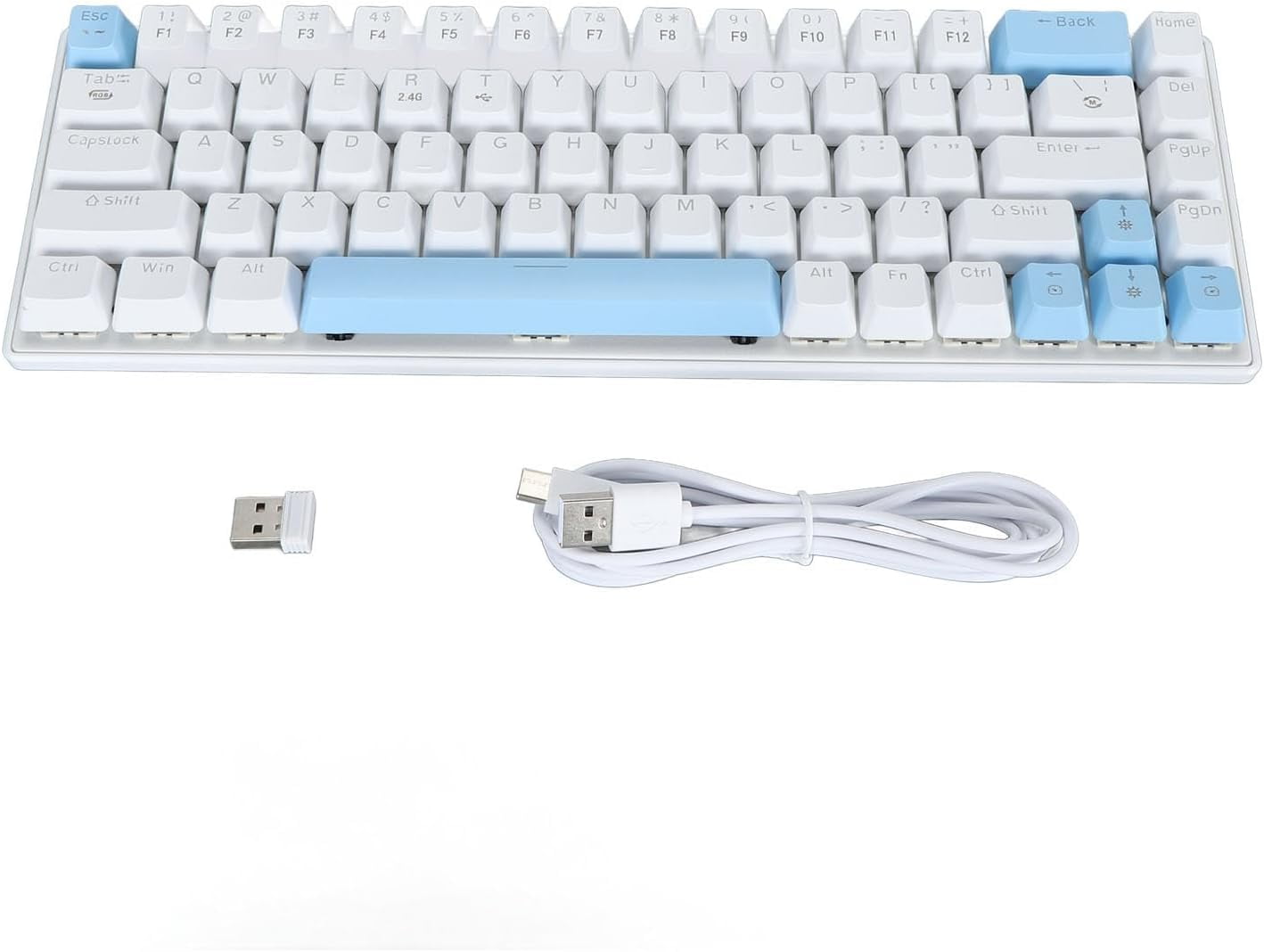 ZY61Key Hotswappable BT5.0 Mechanical Keyboard for Gaming and