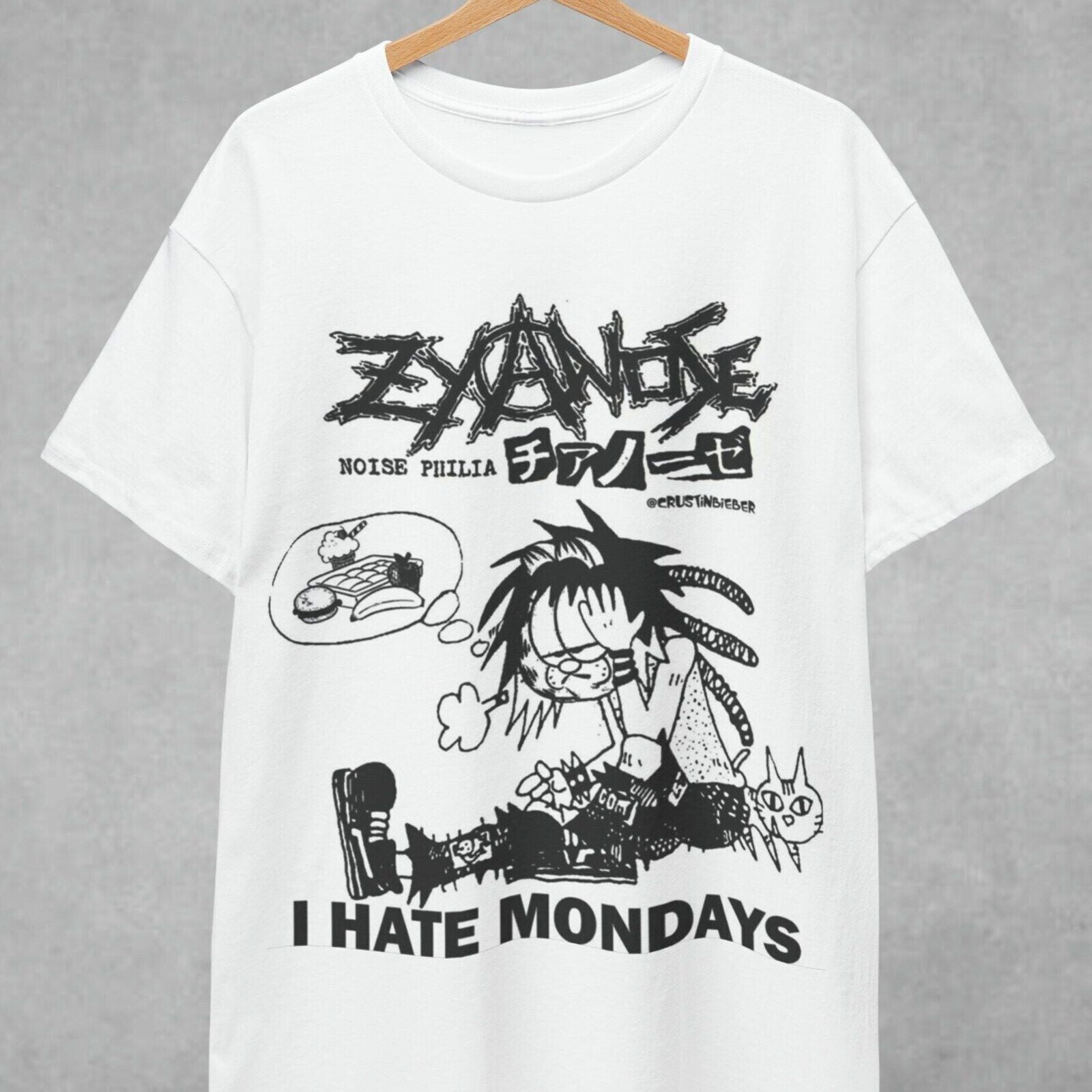 ZYANOSE I HATE MONDAYS" Tee"