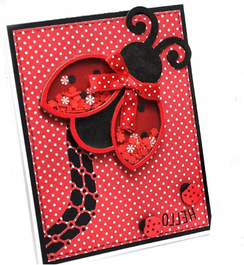 ZYCute Ladybug Shaker Metal Cutting Dies Stencil DIY Scrapbooking