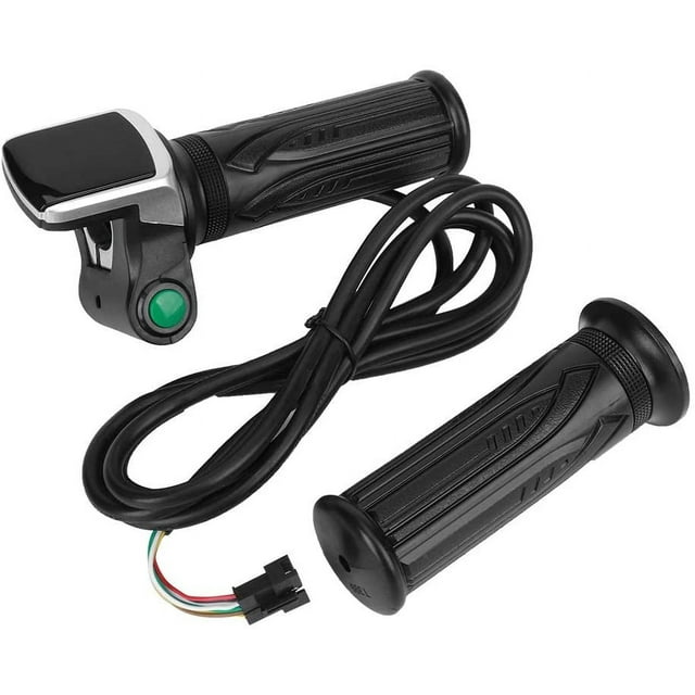 ZYElectric Bike Throttle Grip, Blend LCD Screen Display Electric