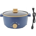 ZYElectric Cooker, 800W 2.5L 3 Speed Control Single Layer Rapid Noodles
