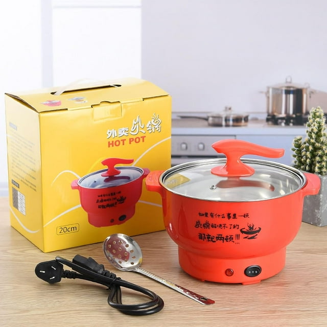 ZYElectric Pot for Cooking,Electric Hot Pot,1.8L 400 to 800W Electric