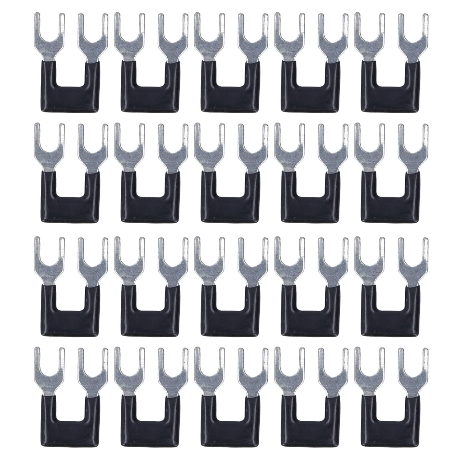 ZYFork Type Terminal Strip, Jumper Block Barrier Electrical Crimp Easy