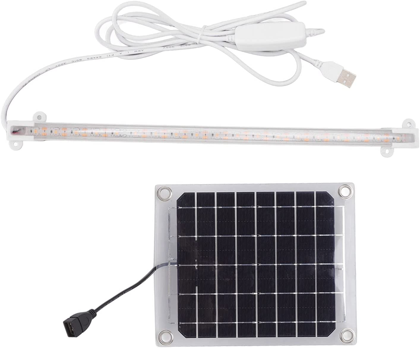 ZYGrow Light, Solar Plant Grow Lights, Solar Grow Lights for Outdoor