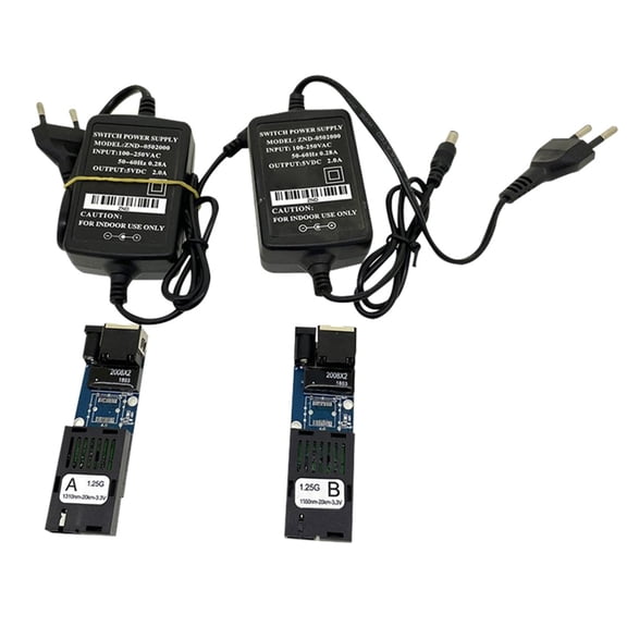ZYHARUKO 1 Pair Rj45 Transceiver 3KM fibra Switches Gigabit Ethernet Fiber Switches 1000M A B Media Converters