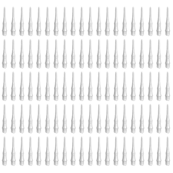 ZYHARUKO 100PCS 4BA Thread Dart Tip Replacement Plastic Soft Tip Point Needle Professional Dart Enduring Soft Tip Point Dart Part