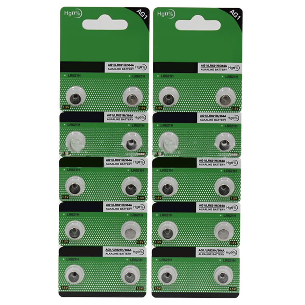 ZYHARUKO 10Pcs/20pcs AG1 LR621H Quality Button Batteries AG1/621/364 ...