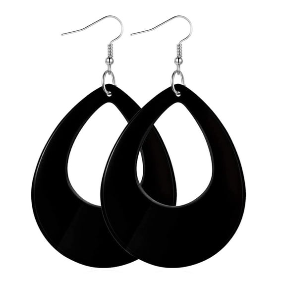 ZYHARUKO 1Pair Neons Earrings Women Plastic Earrings Red Green Colourful Vintage Lightweight Earrings Fashion Jewelry for 80s 70s