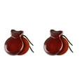 thumbnail image 1 of ZYHARUKO 2Pcs Traditional Castanet Wood Spanish Castanets Flamenco Dance Castanets with String Hand Clapper Orff Music Instrument, 1 of 19