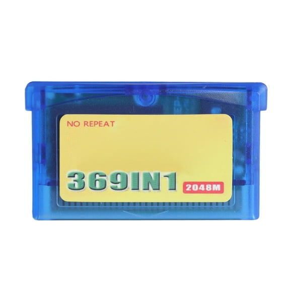 ZYHARUKO 369 in 1 English Edition Game Card Video Game Cartridge Card for Console Classical Retro Gaming Collection
