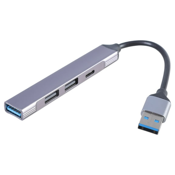 ZYHARUKO 4 in 1 USB Hub USB Adapter for Type C and USB Devices Connect Mouse, Keyboard Phone Tablets Aluminum Alloy