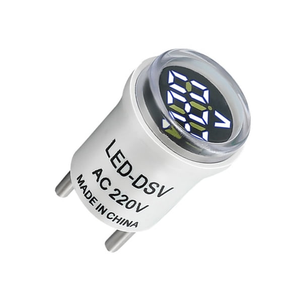 ZYHARUKO AC220V Voltmeter EU Plug Voltages Indicators Monitors LED Digital Display Voltages Meter