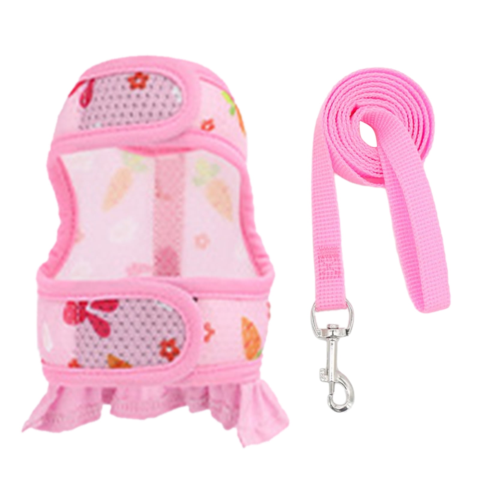 ZYHARUKO Adjustable Rabbits Harness with Elastic Leash for Rabbits ...