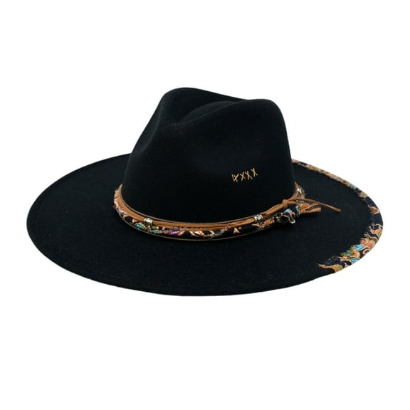 ZYHARUKO Adult Trilby Hat Breathable Distressed Feeling Felts Hat Adult Festival Party Festival Magicians Fedoras Hat Elegant Hat