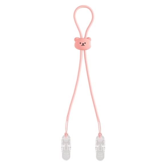 ZYHARUKO Baby Napkin Clip Silicone Lanyard Napkin Holder Bib Holder Clip Neck Strap Chain Portable Adjustable Napkin Towel Holder