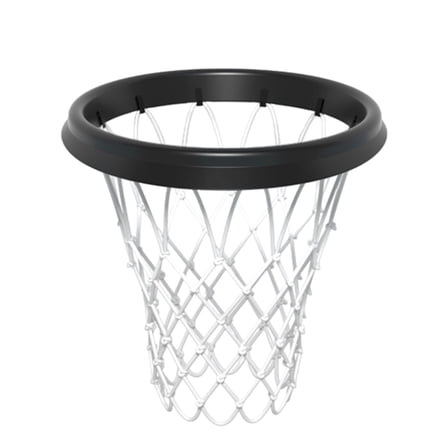 ZYHARUKO Basketball PU Portable Basketball Meshes Frame for Indoor and Outdoor Removable Professional School Basketball Net Frame