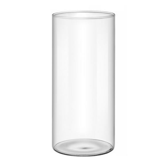 ZYHARUKO Clear Glass Cylinder Vase Multiple Size Glass Flower Vase Hydroponic Floral Container