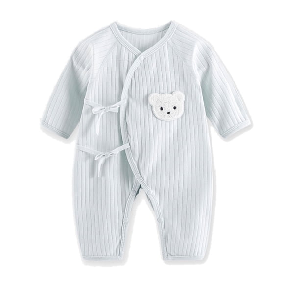 ZYHARUKO Cotton Long Sleeve Baby Romper Unisex Newborn Jumpsuit One Pieces Outfit for Boys Girls Suiatble for Spring Autumn Gift