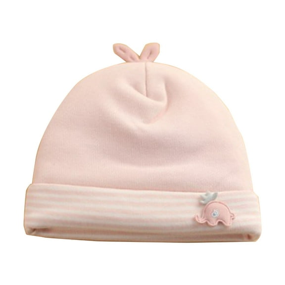 ZYHARUKO Cute Winter Baby Beanies Cap Cartoon Bear/Elephant Infant Warm Hat Windproof Bonnet Hat for 0-3 Months Boys and Girls