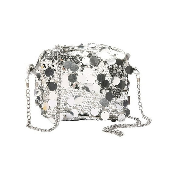 ZYHARUKO Fashionable Sequined Evening Bag Handbag With Chain For Women Delicate Shoulder Bags Crossbody Purse Evening Purses