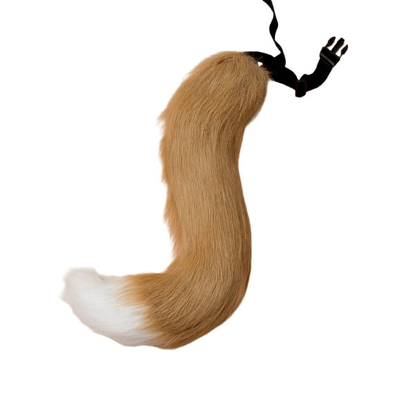 ZYHARUKO Faux Foxes Tail Fashion Accessory Elegant Faux Foxes Tail Portable Warmth for Party Wear