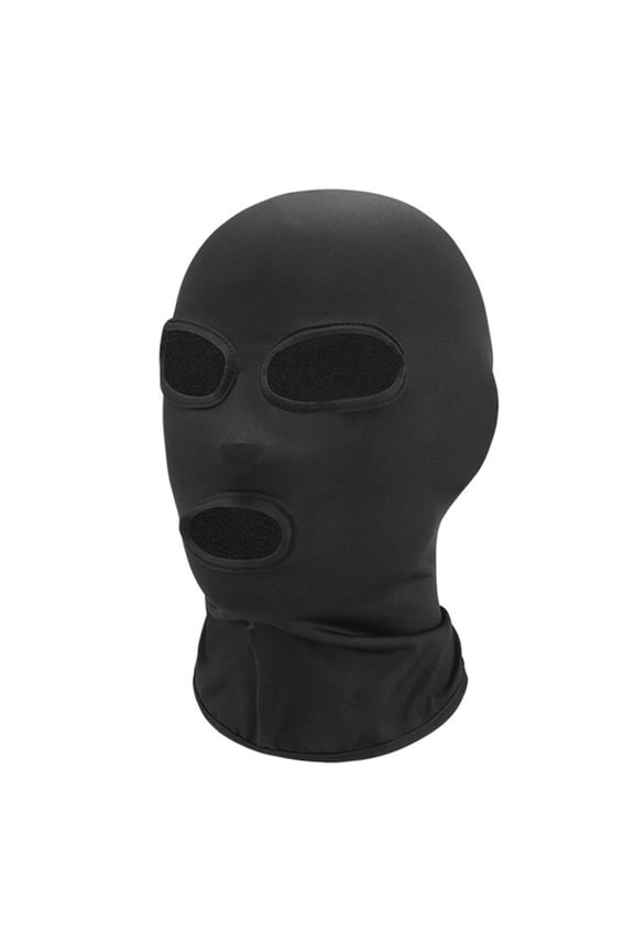 Halloween Balaclava Beanie Hat Black Mask Robber Head Covering Party Holiday Winter Warm Hat Full-Head