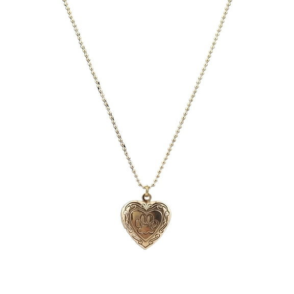 ZYHARUKO Heart Locket Necklace Memory Heart Pendant Necklace Alloy Material Perfect Gift for Valentine's Day and Graduation