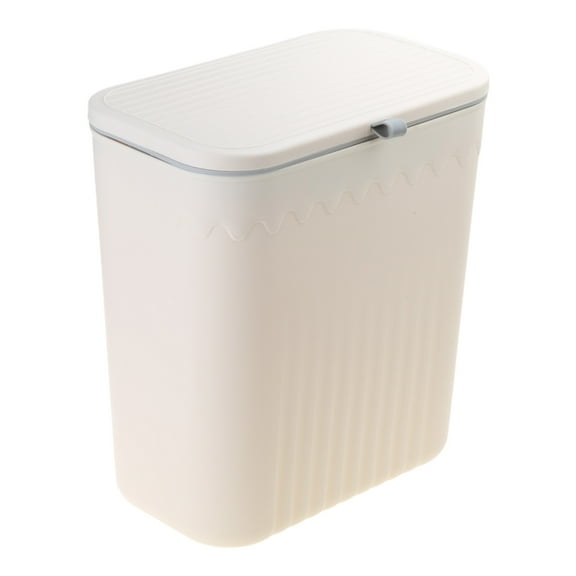 ZYHARUKO Large Capacity Kitchen Trash Can with Lid Easy to Install, Wall Mounted Design Kitchen Wastes Garbage Basket