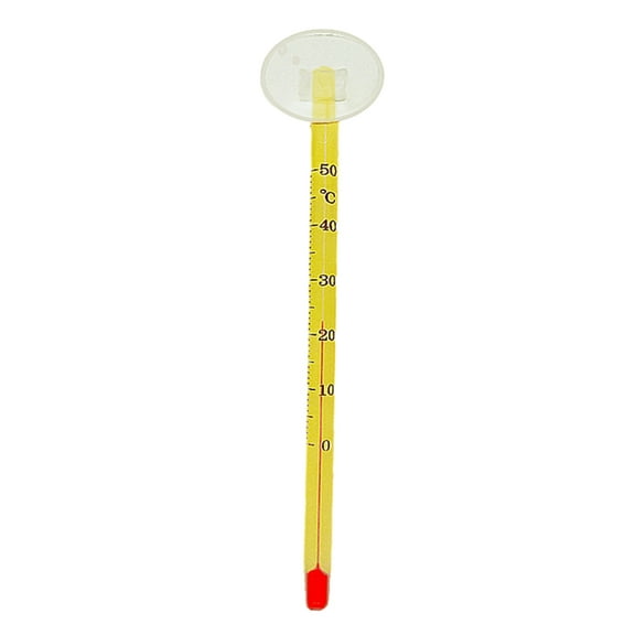 ZYHARUKO Liquid-In-Glass Aquarium Thermometer Measure Temp Meter Tools Floating Submersible Water Temperature Meter