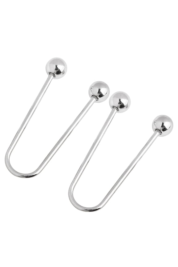 Pack of 2 Metal Spirals Clasps Double Head Brooch for Secure Clothing Button Antipeep Fashion Accessory Clip for Women