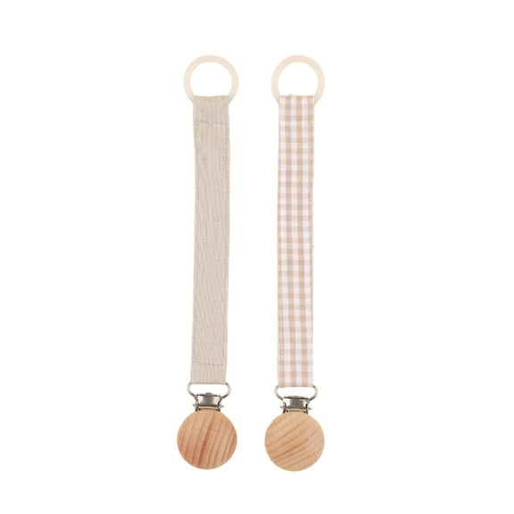 ZYHARUKO Pack of 2pcs Baby Pacifier Clip Chain Soother Strap Teething Toy Lanyard Belt Prevent Loss for Infants Boy & Girls