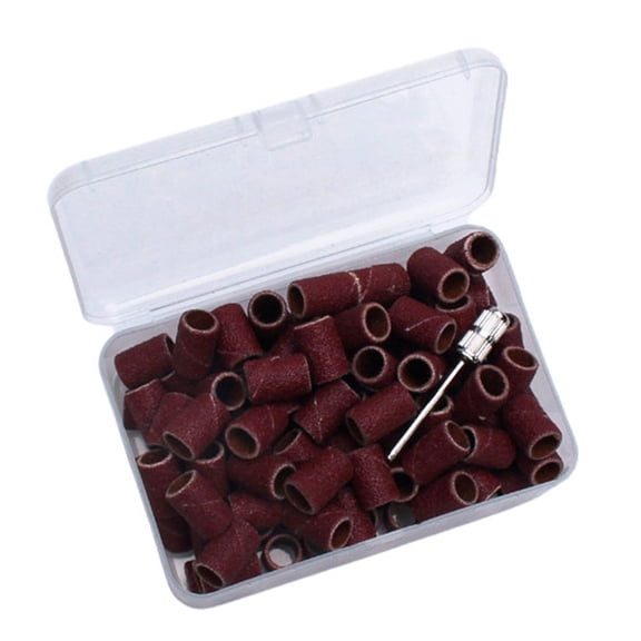 ZYHARUKO Sanding Bands for Nail Drill Bits Professional Electric Nail Sanding Bands 80/120/150/180/240 for Manicures Pedicure