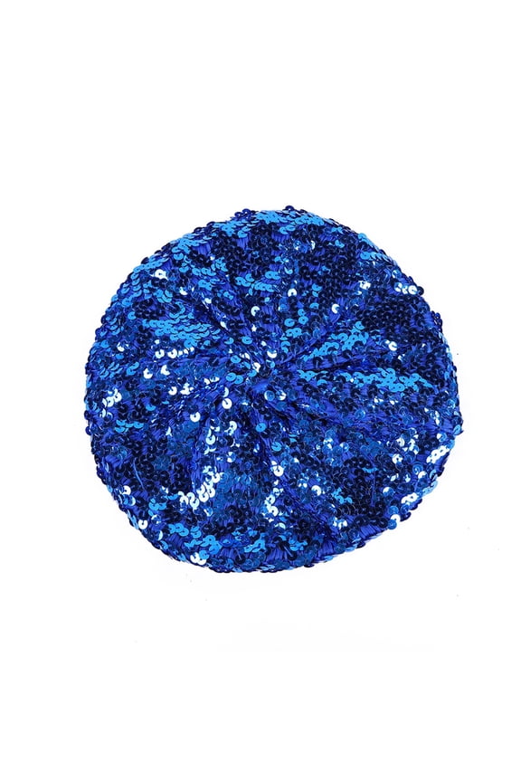 Sequins-studded Beret Hat Bejeweled Disco Hat for Girl Boys Beret Hat for Masquerade Carnivals Music Festival Halloween