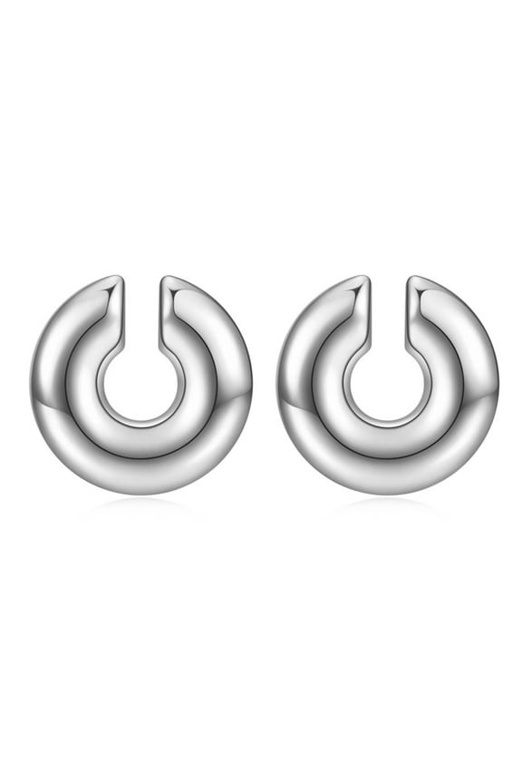 Stylish Chunk Ear Clips Elegant Non Piercing Ear Cuff for Men and Women Unisex Thick Cartilage Earrings Trendy Jewelry