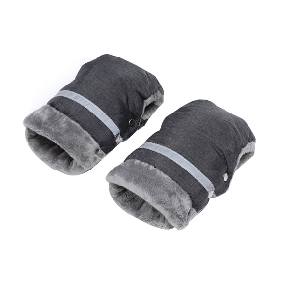 ZYHARUKO Universal Stroller Hand Warmer Pram Gloves Extended Length Pushchairs Hand Muff Windproof for Outdoor Adventures