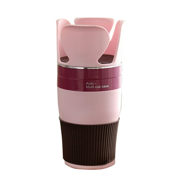 ZYHARUKO Versatile Car Drink Holder with 360° Rotate & Key Storage Convenient Car Organizers Multifunctional Car Cup Holder