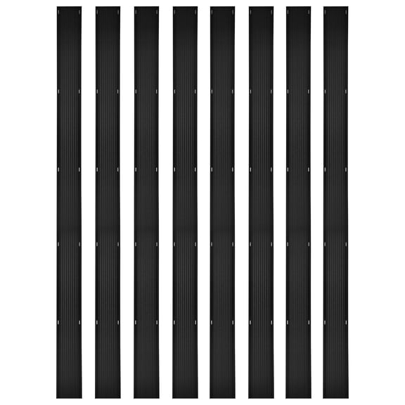 ZYJOYY 8PCS Snowmobile Trailer Ski Guides - HDPE Low-Friction Ski Glides Durable Ramp Protector for Easy Loading/Unloading, Recessed Mounting for Flush Installation on Truck Bed or Trailer