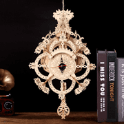 ZYLEGEN Pendulum Clock 3D Wooden Puzzles, DIY Model Building Kits for Adult as Home Decor Gift SZ-1