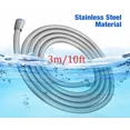 thumbnail image 1 of Zyler - 10Ft 3M Shower Head Hose Handheld Stainless Steel Bathroom Flexible Water Tube, 1 of 6